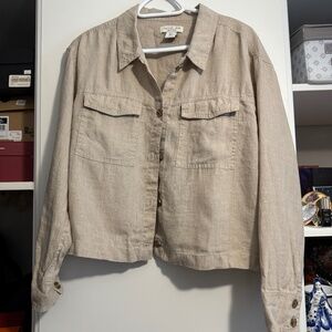 Rachel Zoe, Size L, 100% Linen